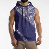 Tonga Queen Salote College Sleeveless Hoodie 100 Years Anniversary Navy Color