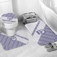 Tonga Queen Salote College Bathroom Set 100 Years Anniversary White Color LT05 Mat Set Only (3 pcs) One Size White - Polynesian Pride