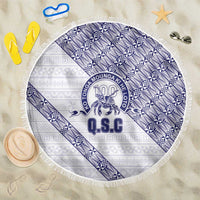 Tonga Queen Salote College Beach Blanket 100 Years Anniversary White Color