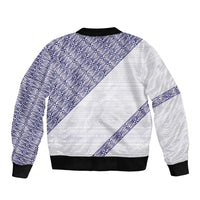 Tonga Queen Salote College Bomber Jacket 100 Years Anniversary White Color