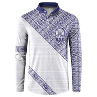 Tonga Queen Salote College Button Sweatshirt 100 Years Anniversary White Color