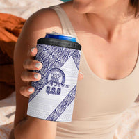 Tonga Queen Salote College 4 in 1 Can Cooler Tumbler 100 Years Anniversary White Color