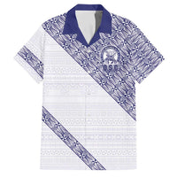 Tonga Queen Salote College Family Matching Puletasi and Hawaiian Shirt 100 Years Anniversary White Color