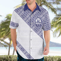Tonga Queen Salote College Hawaiian Shirt 100 Years Anniversary White Color