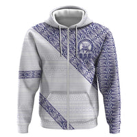 Tonga Queen Salote College Hoodie 100 Years Anniversary White Color