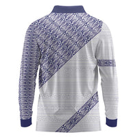 Tonga Queen Salote College Long Sleeve Polo Shirt 100 Years Anniversary White Color