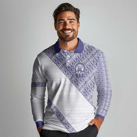 Tonga Queen Salote College Long Sleeve Polo Shirt 100 Years Anniversary White Color