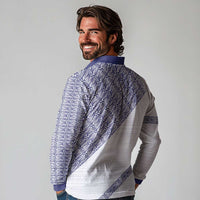 Tonga Queen Salote College Long Sleeve Polo Shirt 100 Years Anniversary White Color