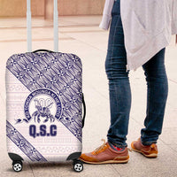 Tonga Queen Salote College Luggage Cover 100 Years Anniversary White Color