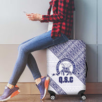 Tonga Queen Salote College Luggage Cover 100 Years Anniversary White Color