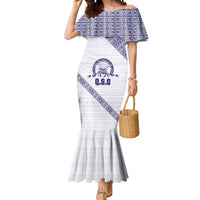 Tonga Queen Salote College Mermaid Dress 100 Years Anniversary White Color