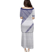 Tonga Queen Salote College Puletasi 100 Years Anniversary White Color