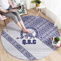 Tonga Queen Salote College Round Carpet 100 Years Anniversary White Color