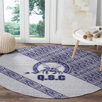 Tonga Queen Salote College Round Carpet 100 Years Anniversary White Color