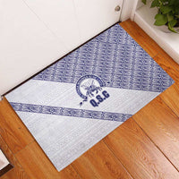 Tonga Queen Salote College Rubber Doormat 100 Years Anniversary White Color