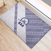 Tonga Queen Salote College Rubber Doormat 100 Years Anniversary White Color