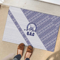 Tonga Queen Salote College Rubber Doormat 100 Years Anniversary White Color