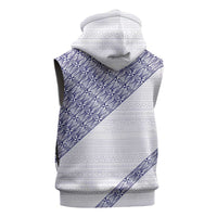 Tonga Queen Salote College Sleeveless Zip Hoodie 100 Years Anniversary White Color