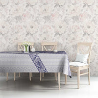 Tonga Queen Salote College Tablecloth 100 Years Anniversary White Color