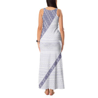 Tonga Queen Salote College Tank Maxi Dress 100 Years Anniversary White Color