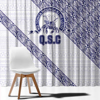 Tonga Queen Salote College Window Curtain 100 Years Anniversary White Color
