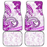 Polynesia Paisley Car Mats Mix Pink Polynesian Pattern