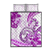 Polynesia Paisley Quilt Bed Set Mix Pink Polynesian Pattern