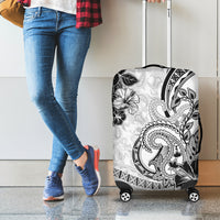 Polynesia Paisley Luggage Cover Mix White Polynesian Pattern