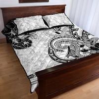 Polynesia Paisley Quilt Bed Set Mix White Polynesian Pattern