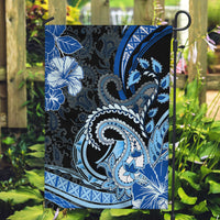 Polynesia Paisley Garden Flag Mix Blue Polynesian Pattern