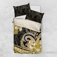 Polynesia Paisley Bedding Set Mix Gold Polynesian Pattern