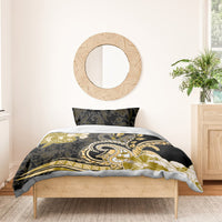 Polynesia Paisley Bedding Set Mix Gold Polynesian Pattern