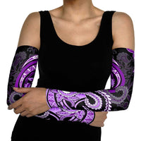 Polynesia Paisley Arm Sleeves Mix Purple Polynesian Pattern LT05 - Polynesian Pride