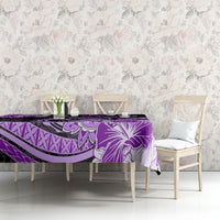Polynesia Paisley Tablecloth Mix Purple Polynesian Pattern