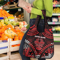 Easter Island Grocery Bag Polynesian Pattern Emblem LT05 - Polynesian Pride