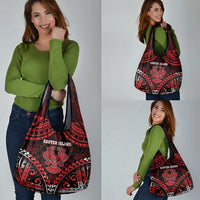 Easter Island Grocery Bag Polynesian Pattern Emblem LT05 - Polynesian Pride