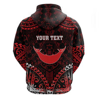 Personalised Easter Island Hoodie Polynesian Pattern Emblem