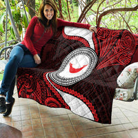 Easter Island Quilt Moai Statues Polynesian Style