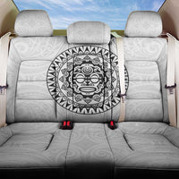 New Zealand Aotearoa Back Car Seat Cover Maori Te Mata O Rongokako LT05 One Size White - Polynesian Pride