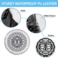 New Zealand Aotearoa Spare Tire Cover Maori Te Mata O Rongokako LT05 - Polynesian Pride