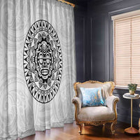 New Zealand Aotearoa Window Curtain Maori Te Mata O Rongokako LT05 - Polynesian Pride