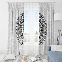 New Zealand Aotearoa Window Curtain Maori Te Mata O Rongokako LT05 - Polynesian Pride