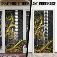Hawaii Kuhio The Citizen Prince Door Cover Gold Polynesian Tribal Tattoo LT05 - Polynesian Pride