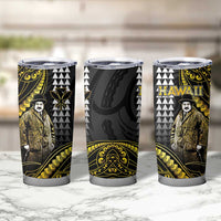 Hawaii Kuhio The Citizen Prince Tumbler Cup Gold Polynesian Tribal Tattoo LT05 - Polynesian Pride