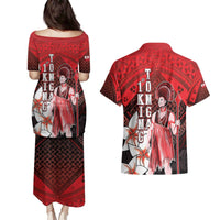 The First King Of Tonga Couples Matching Puletasi and Hawaiian Shirt Tongan Pride