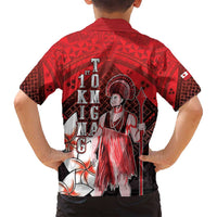 The First King Of Tonga Family Matching Summer Maxi Dress and Hawaiian Shirt Tongan Pride