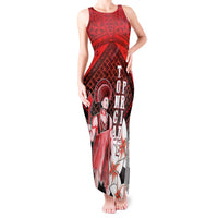 The First King Of Tonga Tank Maxi Dress Tongan Pride