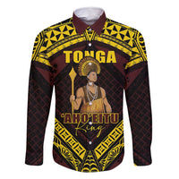 Tonga First King Family Matching Long Sleeve Bodycon Dress and Hawaiian Shirt Ahoeitu Know Your Roots