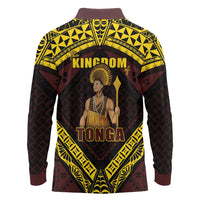 Tonga First King Long Sleeve Polo Shirt Ahoeitu Know Your Roots