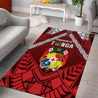 Tonga Emancipation Day Area Rug Tongan Kupesi Pattern